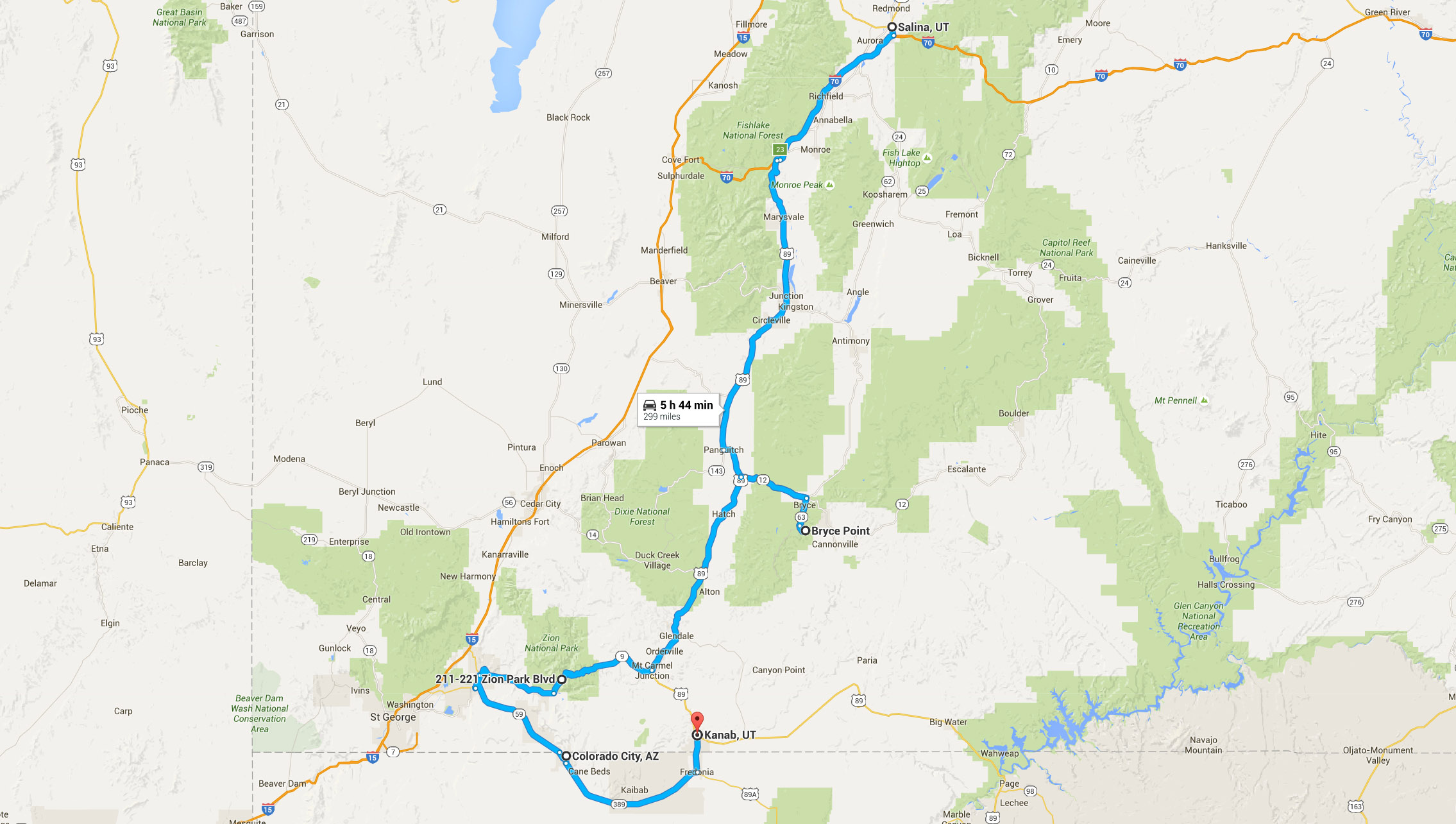 Day 5 route